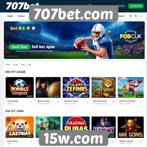 Análise da oferta de jogos no site 707bet