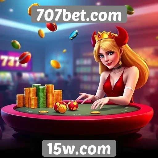 Variedade de jogos disponíveis no 707bet